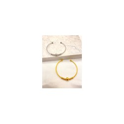 Pulsera Cordon Balines Acero