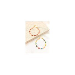 Pulsera Ojito Acero 6mm