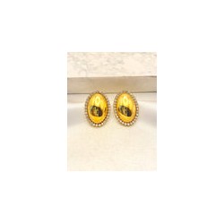 Arete Oval Zirconias Acero