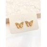 Arete Mariposa Cristal