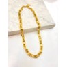 Cadena Oval Chunky Acero