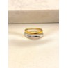 Anillo Aros Bicolor Acero
