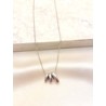 Collar Triple Ovalo Acero