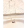 Collar Triple Ovalo Acero