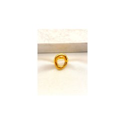 Anillo Ovalo Silueta Acero