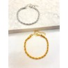 Pulsera Torsal 3 y 4mm Acero