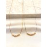 Collar Perlas Mini Acero