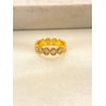 Anillo Circulos Nacar Acero