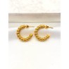 Arracada Micro Zirconias Acero