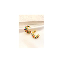Arracada Colors Chunky Acero