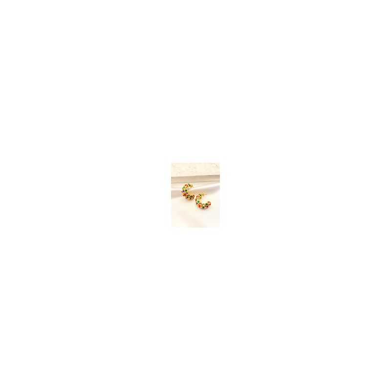 Arracada Colors Chunky Acero