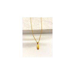 Collar Plaquita Love Acero