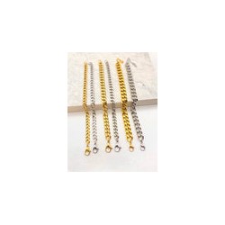 Pulsera Eslabon Cubano Acero