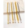 Pulsera Eslabon Cubano Acero