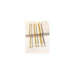 Pulsera Eslabon Cubano Acero