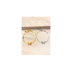 Pulsera Snake Mariposa Acero