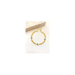 Pulsera Cadena 3 Ojitos