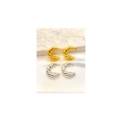 Arracada Croissant XL Acero