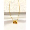 Collar Triple Ovalo Acero