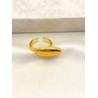 Anillo Retro Oval Acero