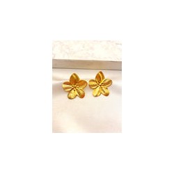 Arete Flor Grande Acero