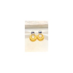 Arete Luneta Bicolor